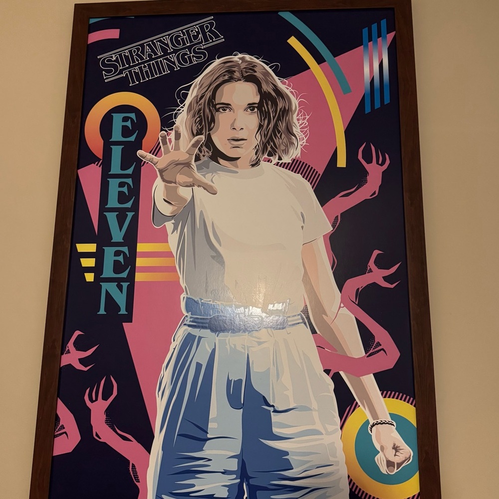 Eleven Art Print - Multicolor